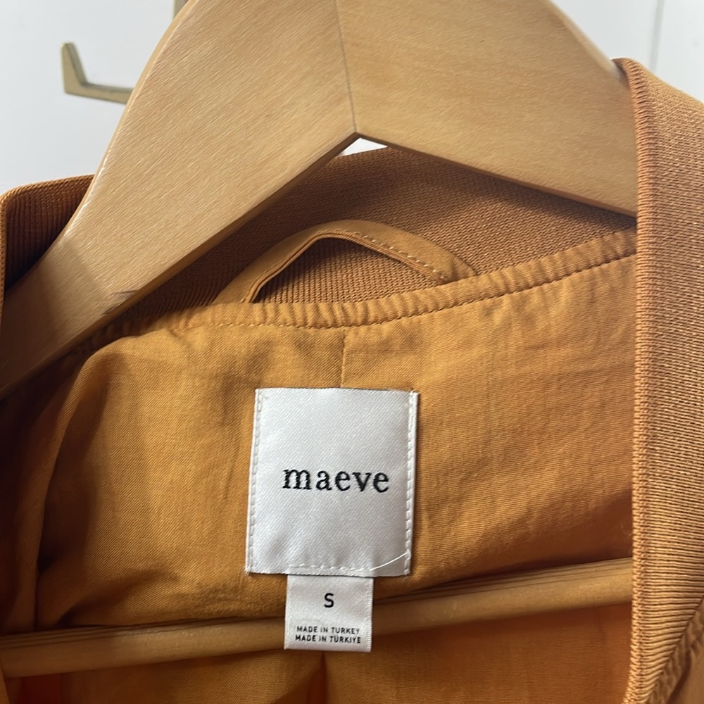 Maeve Anthropologie Balloon-Sleeve Bomber Jacket - Picture 6 of 8